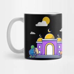 Mosque with bedug drum and camel Mug